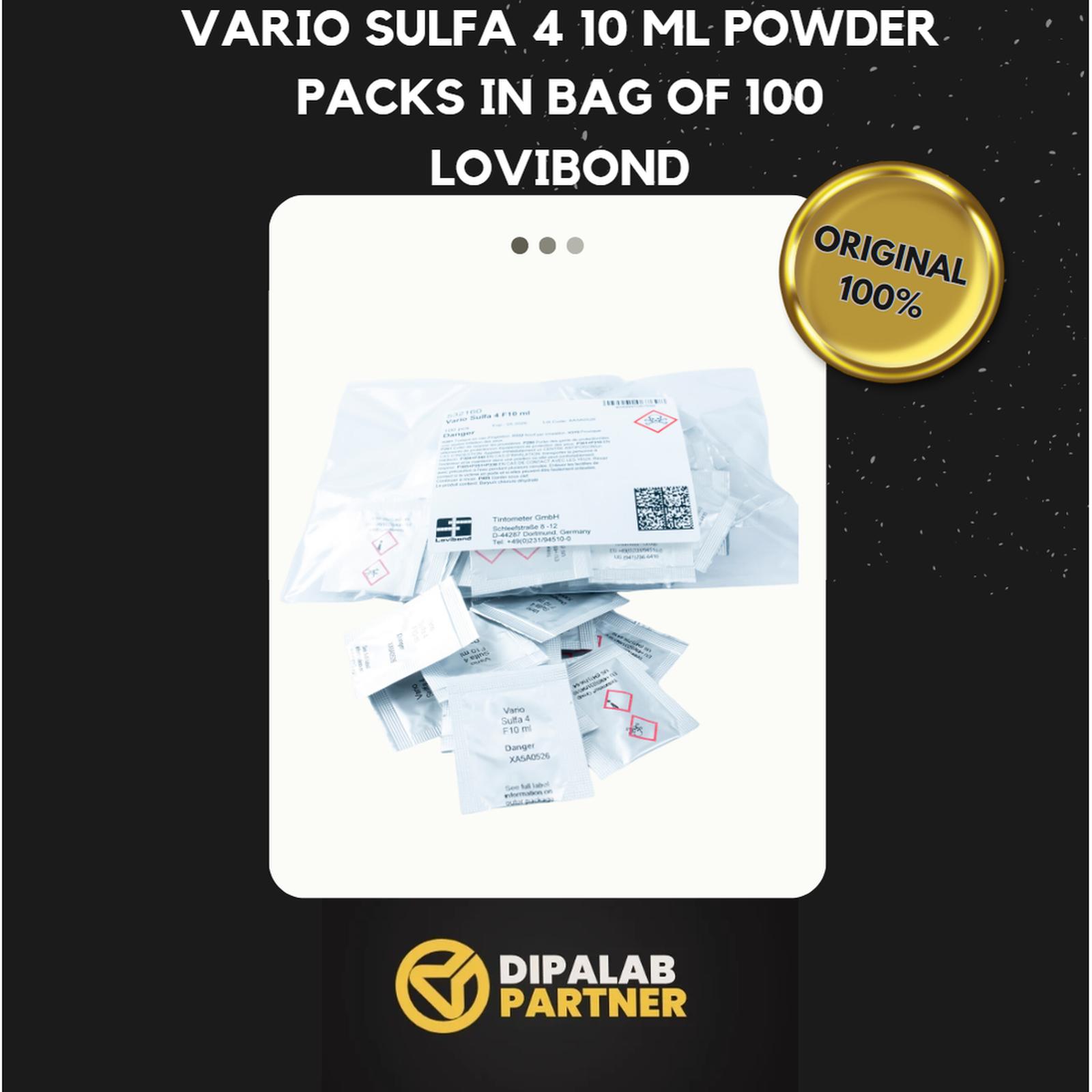 VARIO SULFA 4 10 ML POWDER PACKS IN BAG OF 100 - LOVIBOND